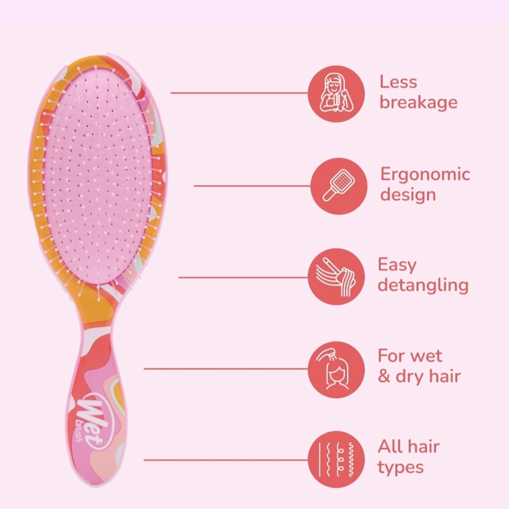 Wet Brush Sun Days Original Ice Cream Detangler Brush - Picture 4 of 6